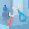 Kids Teeth Cleaning Manual Brush U-Shape Oral Tooth Cleaning Blue 2-6 Years view 2