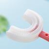 Kids Teeth Cleaning Manual Brush U-Shape Oral Tooth Cleaning Blue 2-6 Years view 4