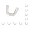 10 Set of Resin Teeth Veneers Comfortable Dentures Tooth Cover Removable Reusable Lower Cover view 1