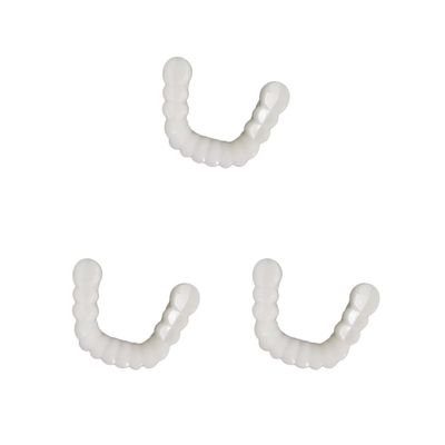 3 Set of Resin Teeth Veneers Comfortable Dentures Tooth Cover Removable Reusable Lower Cover