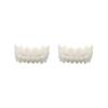 2 Set of Resin Teeth Veneers Comfortable Dentures Tooth Cover Removable Reusable Upper Lower Cover view 1