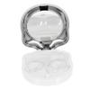 Warmhm Adorable Cat Paw Optical Lens Box Portable Travel Lens Case Double Compartment Holder for Cosmetics and Daily Use view 1