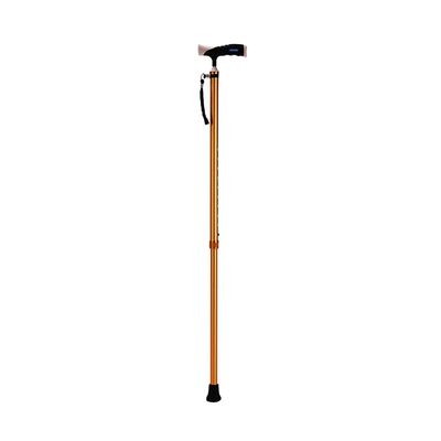 Elderly Crutch- Aluminum Alloy Telescopic Walking Stick - Men Ms Adjustable Walker Four Feet Old Man Walker (Color : RED) Family (Yellow) Present