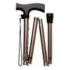 2 Pcs Aluminium Alloy Crutches,L-Shap Ergonomic Design Cane,Adjustable Folding Walking Stick, Non-Slip Base, 830-930 Mm Family Present view 1