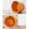 Foot Tub, Foot Basin Tub Bucket, Massage, Spa, Sauna, Soak,foot Bath Wooden Bucket Foot Spa Household Wash Basin view 3