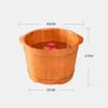 Foot Tub, Foot Basin Tub Bucket, Massage, Spa, Sauna, Soak,foot Bath Wooden Bucket Foot Spa Household Wash Basin view 4