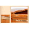 Foot Tub, Foot Basin Tub Bucket, Massage, Spa, Sauna, Soak,foot Bath Wooden Bucket Foot Spa Household Wash Basin view 2