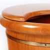 Foot Tub, Foot Basin Tub Bucket, Massage, Spa, Sauna, Soak,foot Bath Wooden Bucket Foot Spa Household Wash Basin view 4