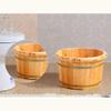 Foot Tub, Foot Basin Tub Bucket, Massage, Spa, Sauna, Soak,foot Bath Wooden Bucket Foot Spa Household Wash Basin view 4