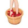 Foot Tub, Foot Basin Tub Bucket, Massage, Spa, Sauna, Soak,foot Bath Wooden Bucket Foot Spa Household Wash Basin view 3