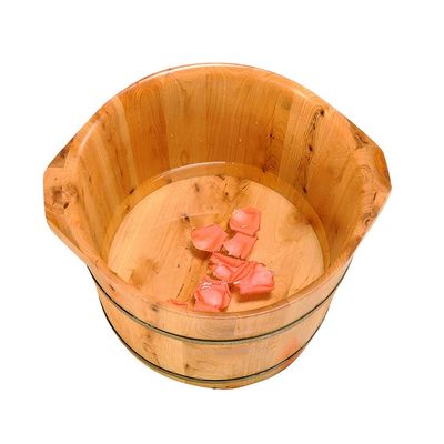 Foot Tub, Foot Basin Tub Bucket, Massage, Spa, Sauna, Soak,foot Bath Wooden Bucket Foot Spa Household Wash Basin