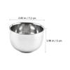 FRCOLOR 2pcs Men Shaving Tool Stainless Steel Beard Brush Shaving Brush Metal Soap Bowl Hair Kit for Men Beard Grooming view 4