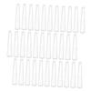 50pcs Eyelash Tweezers Set Tweezers Covers Cover Sleeve Tip Sleeve Lash Tool Eyelash Protector Environmental Soft Silicone Accessories with view 1
