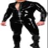 100% Latex Rubber Gummmi Black One-Piece Zip Finish Role Play Party Hand Customized 0.4mm,Custom Color,XXL view 1
