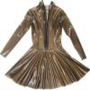 IDOBLO Transparent Latex Dress Sexy Latex Dress Back Zip,Transparent Black,4XL view 1