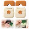 2 in 1 Hair Trimmer, Hair Trimming and Arrangement Bangs Trimmer, Hair Clipper Comb MUL-tifunctional Household Split Ends Hair Trimmer (2Pcs Orange) view 1