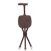 Folding Cane Seat Capacity Thick Aluminum Alloy Cane Stool Crutch Chair Seat 3 Legs Cane Seats Highly Adjustable Walking Stick Tall Unisex for Elderly Family Present view 1
