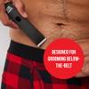 Happy Nuts The Lumberjack Electric Groin & Body Hair Trimmer for Men - Mens Body Groomer Kit for Privates - Smooth Ball & Pubic Hair Shaver (Graphite) view 2