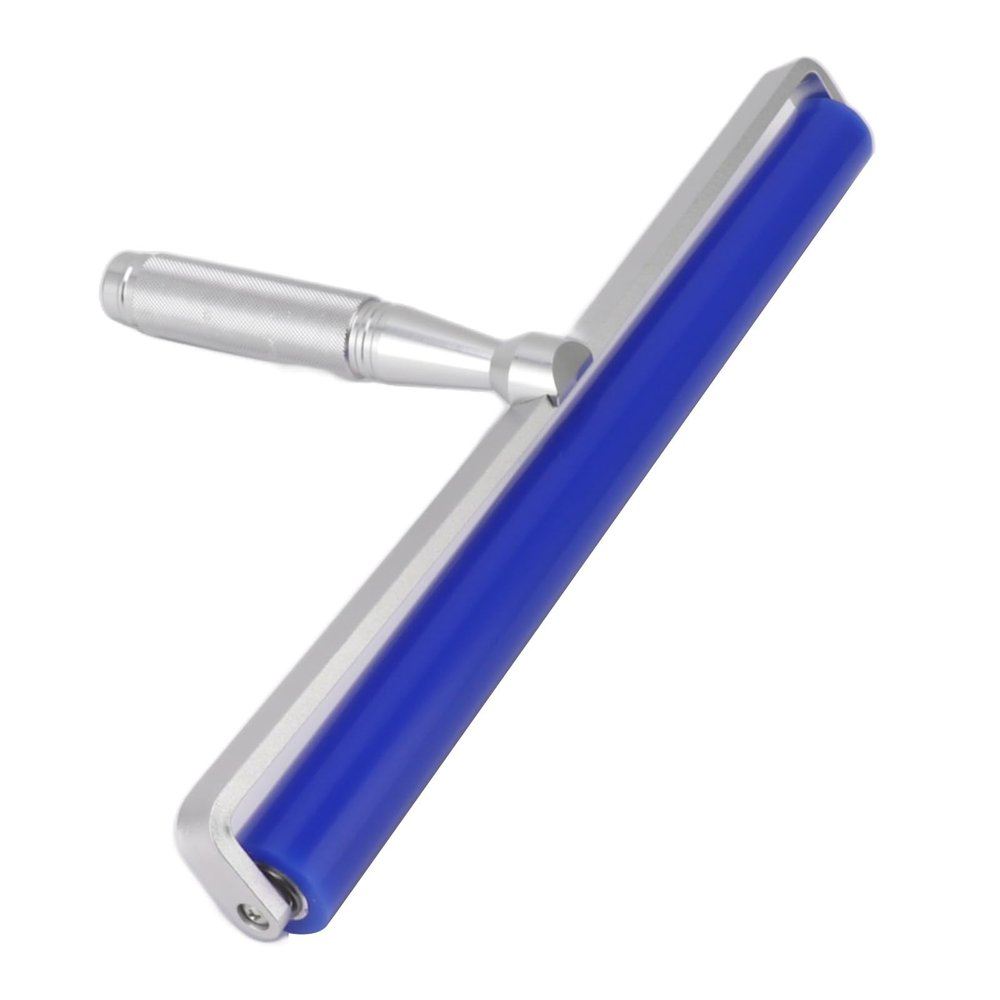 Dust Removal Roller, Lint Roller Manual Roller Anti Static Cleaner Tool Screen Film Roller Silicone Roller Sticky Roller for Removing Lint, Pet Hair, Clothes, Screen, (12 Inch)