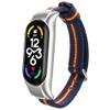 ESTUYOYA - Nylon Wristband Compatible with Xiaomi Mi Band 8 Colours Spain Flag Double Band New Anti-Lost Security System Blue Otan view 1