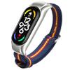 ESTUYOYA - Nylon Wristband Compatible with Xiaomi Mi Band 8 Colours Spain Flag Double Band New Anti-Lost Security System Blue Otan view 3