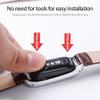 ESTUYOYA - Nylon Wristband Compatible with Xiaomi Mi Band 8 Colours Spain Flag Double Band New Anti-Lost Security System Blue Otan view 4