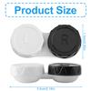 Rumyve Set of 4 Contact Lens Cases - Leak-Proof Travel-Friendly Portable Lens Storage Boxes (4 Colors) view 2