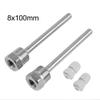 2PCS 1/2" Thermowell, G Thread For Temperature Sensor for IMMERSION Sleeve Pocket Tool (8x100mm) view 3
