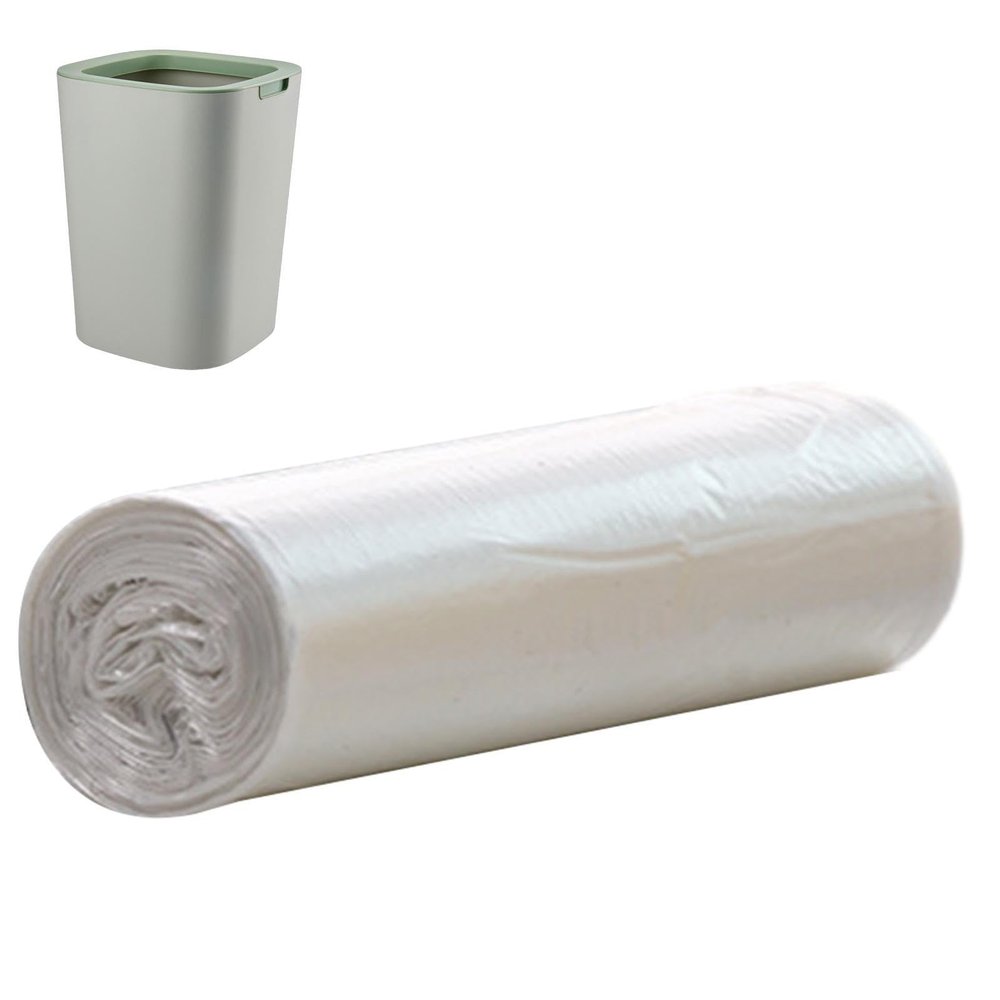 Trash Can Bin Liners - Household Rubbish Bags for Ash-Bins | Bedroom Kitchen Dormitory Living Room Small Trash Bags for Paper, Food Leftovers, Bottles Zorq