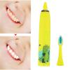 Kids Electric Toothbrush, USB Rechargeable Electric Power Soft Toothbrush with 8 Brush Heads for Children, 4 Modes, Smart Timer (Yellow) view 4