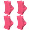 4 Pairs Ankle Support Neuropathy Compression Socks for Women Men Medical Plantar Fasciitis Socks Ankle Strap Brace Achilles Tendonitis Foot Support view 1