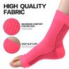 4 Pairs Ankle Support Neuropathy Compression Socks for Women Men Medical Plantar Fasciitis Socks Ankle Strap Brace Achilles Tendonitis Foot Support view 3