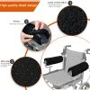 ASXCAQ Sheepskin Fleece Armrest Covers for Wheelchairs, Transport Chairs & Arm Chairs, Chair Arm Rest Cover Pillow, Elbow Support Cushion for Computer, Wheelchair and Desk Chairs view 4
