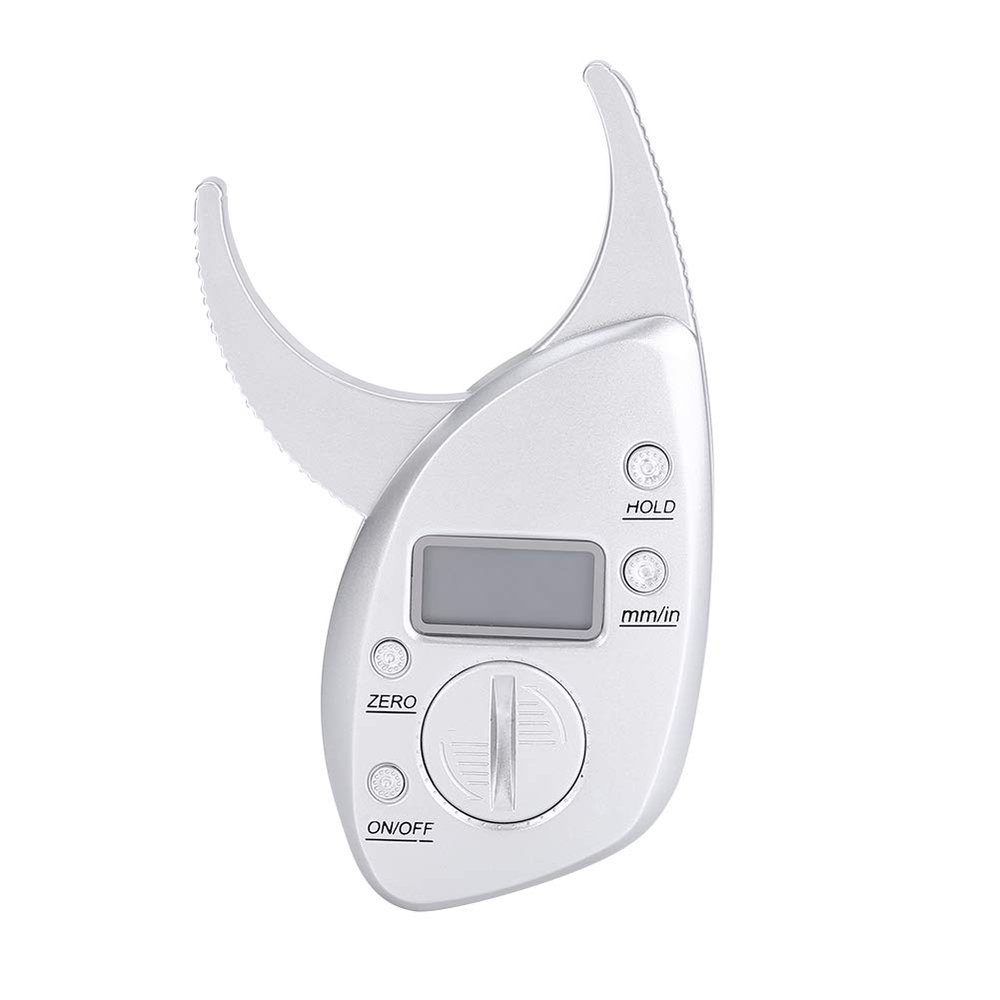 Body Fat Monitors, Portable Digital Skinfold Measurement Tester Measuring Caliper, LCD Display Skin Muscle Tester Analyzer Electronic Fat Measure