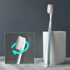Compact Medium Soft Toothbrush, Manual Toothbrush for Deep Clean, Stain & Plaque Removal, Pack of 10 Travel Toothbrushes Ergonomic view 4