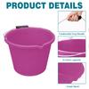 3 gallon / 14 Litre Bucket/Builders Bucket/Made in UK Water Mixing Storage Strong with Handle (Assorted Colour) (3, Pink) view 2