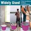 3 gallon / 14 Litre Bucket/Builders Bucket/Made in UK Water Mixing Storage Strong with Handle (Assorted Colour) (3, Pink) view 3