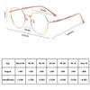 RICCIE HD anti-blue light/anti-fatigue readers fashionable large frames 1.56 aspheric resin lenses magnifying lenses,01,+0.75 view 4