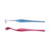 Tiuimk Mini Eyebrow Razor Set for Shaping Eyebrows - L-Shape and T-Shape Design - Red and Blue Colors - Stainless Steel Blades - Premium Plastic Handles - Suitable for Girls - 2-Pack view 3