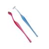 Tiuimk Mini Eyebrow Razor Set for Shaping Eyebrows - L-Shape and T-Shape Design - Red and Blue Colors - Stainless Steel Blades - Premium Plastic Handles - Suitable for Girls - 2-Pack view 4
