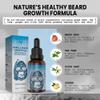 uLab Beard Growth Oil for Men - 30ml, Ocean Breeze Scent Premium Beard Care Oil - Natural Beard Moisturiser, Softener, and Conditioner for Facial Hair view 3