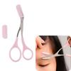 Tiuimk Plastic Makeup Brow Trimming Tool Eyebrow Scissors - SKU: 008 view 3