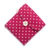 Allayu Female Purse Tampon Holder Cosmetic Dot Sanitary Pad Large-capacity Organizer Storage Bag Sundries Pouch Travel, Wine Red view 2