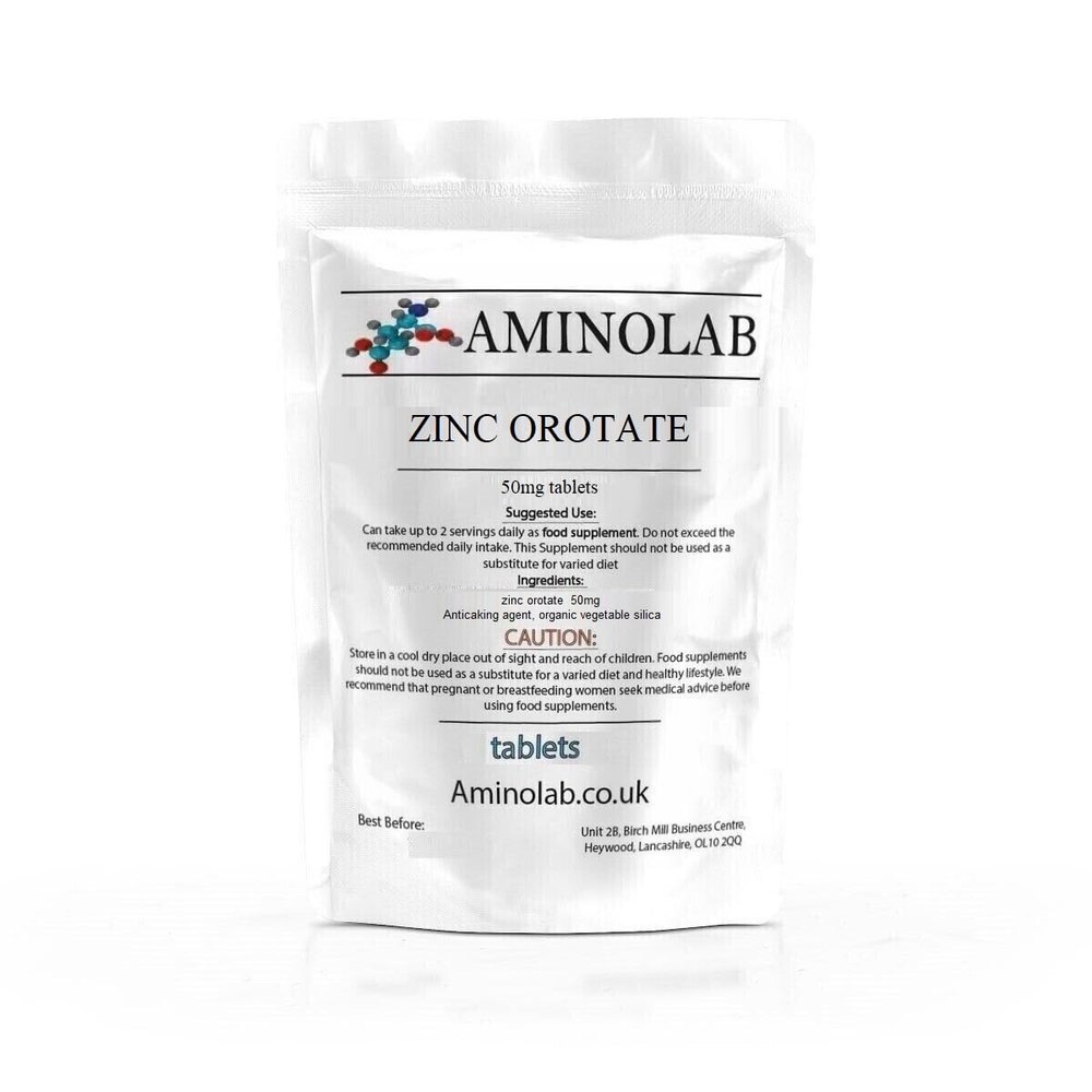 Aminolab - Zinc Orotate 50mg 120 Tablets