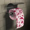 Housoutil Halloween Toilet Paper Roll with Bloodstain Print Decorative Bathroom Tissue for Party Supplies and Spooky Festive Decoration view 3
