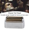 Foil Head, Portable Ergonomic Shaver Foil Head Professional Replacement Accessory for Home Hair Salon for Men (Silver) view 4