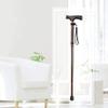 2 Pcs Aluminium Alloy Crutches,L-Shap Ergonomic Design Cane,Adjustable Folding Walking Stick, Non-Slip Base, 830-930 Mm Present view 2