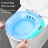 CUTTE Sitz Basin Sitz Bath Drain Holes, Sitz Bath for Toilet Hemorrhoids Postpartum Care Perineal Soaking Bath Over The Toilet Seat, Sitz Bath Seat for Hemorrhoids,Transparent,38.5x35.5cm view 3