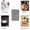 Cast Iron Cleaner,Scrubber Brushes for Cleaning,Stainless Steel Scrubber,Chainmail Scrubber for Cast Iron Pans,Cast Iron Brush,Stainless Scrubber for Cast Iron Scrubber view 3