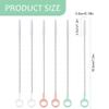 Vicloon Bottle Brush, 6 Pcs Long Bottle Cleaning Brushes, Tube, Kettle Spout, Straw Brush, Nylon Bottle Pipe Cleaner Set for Baby Bottles Tube Pipe Flask Straws Cleaning view 2